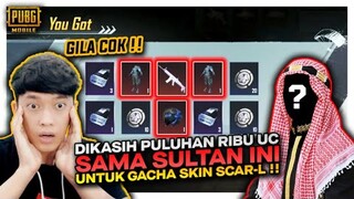 GILA !! DIKASIH PULUHAN RIBU UC SAMA SULTAN INI , UNTUK GACHA SKIN SCAR-L MYTIC PMGC !!- PUBG MOBILE