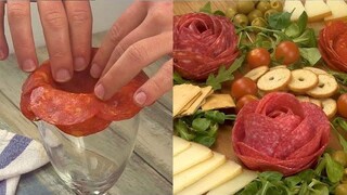 Salami rose วิธีทำอาหารเรียกน้ำย่อยที่ยอดเยี่ยมด้วยแฮ็คอัจฉริยะ!