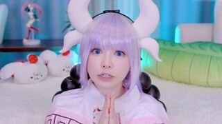 The dragon is roaring! Kobayashi's Dragon Maid Kanna cosplay makeup imitation [622]