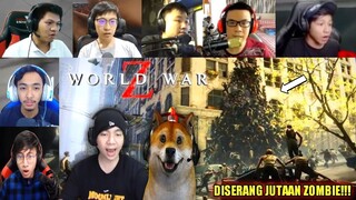 REAKSI MIAWAUG & OBIT DISERANG JUTAAN ZOMBIE | World War Z Indonesia