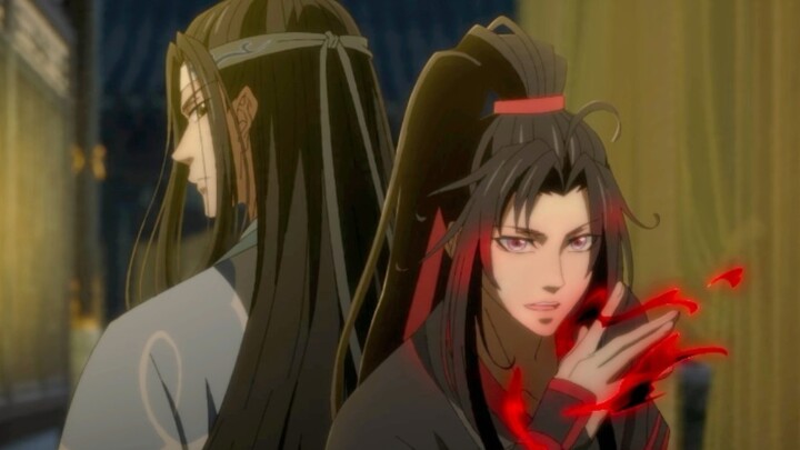 Lan Wangji sebelum dan sesudah pencerahan