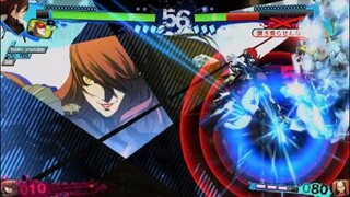 P4U2　美鶴vs千枝　93Hitコンボ8割コンボvs14Hit7割メテオコンボ　この試合やばすぎる