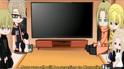 blonde anime react to Kurapika