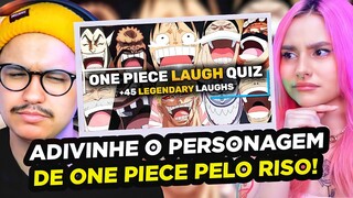 Adivinhando o PERSONAGEM de ONE PIECE pela RISADA!