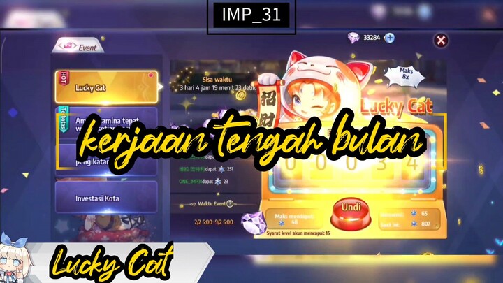 Lucky Cat di Tengah Bulan