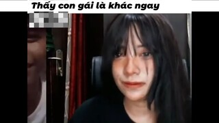 Thấy gái là tớn hết cả lên #funny #haihuoc