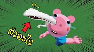 ตัวอะไร...อยู่ในจมูก..ผมมม!!! [พี่ซี] Roblox  piggy vs Bridge Worm crazy