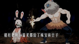 没想到猪柱把所有温柔都给了妹宝祢豆子~