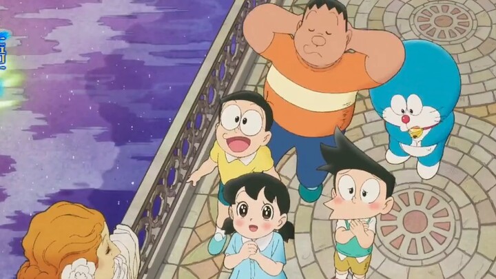 Today, the official release of the OP image of the movie "Doraemon: Nobita's Painted World Story". #