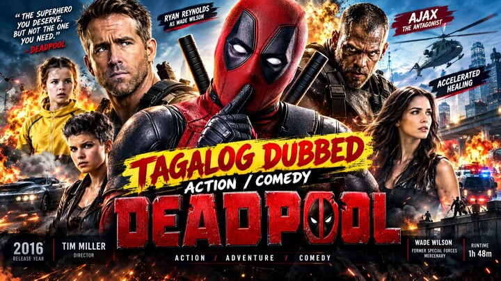 DEADPOOL [Uncensored] Tagalog Dubbed