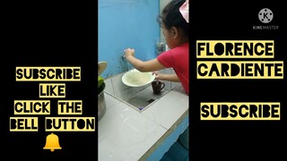 Tutorial//hugas pingan habang bata pa //florence cardiente