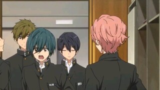 I see who is watching two junior high school students bickering and giggling.