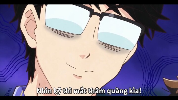 Thức nhiều quá nên mắt nhìn như con gấu trúc rồi #anime