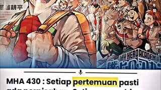 Terimakasih sudah menemaniku MHA/Boku no Hero