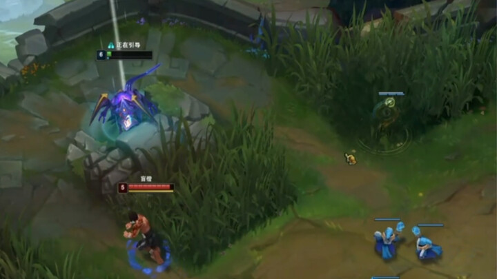 الأعمى: لا، أين الناس؟