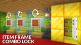 Cara Membuat Item Frame Combo Lock - Minecraft Indonesia