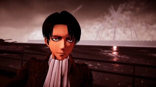 [Game][Attack on Titan]Levi Merespon Rumbling Live