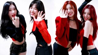 【ITZY】新歌Ringo四人打歌服舞蹈挑战！感觉留真这发型主要是被舞台打光耽误了……