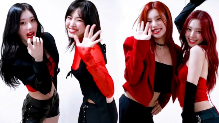 【ITZY】新歌Ringo四人打歌服舞蹈挑战！感觉留真这发型主要是被舞台打光耽误了……