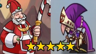 Ông Già Noel Full Giáp Và Sát Thủ Đầu Mưng Mủ Tower Conquest MOD HACK 9999 GEM Top Game Android Ios