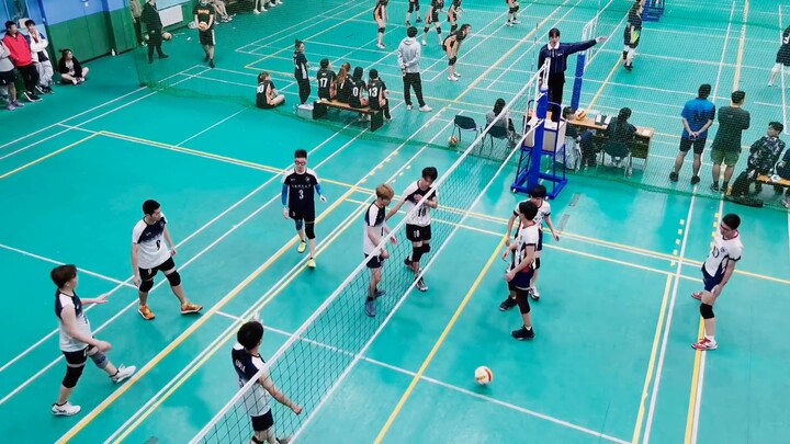 The ball that was hit after watching "Haikyuu!!" for N times