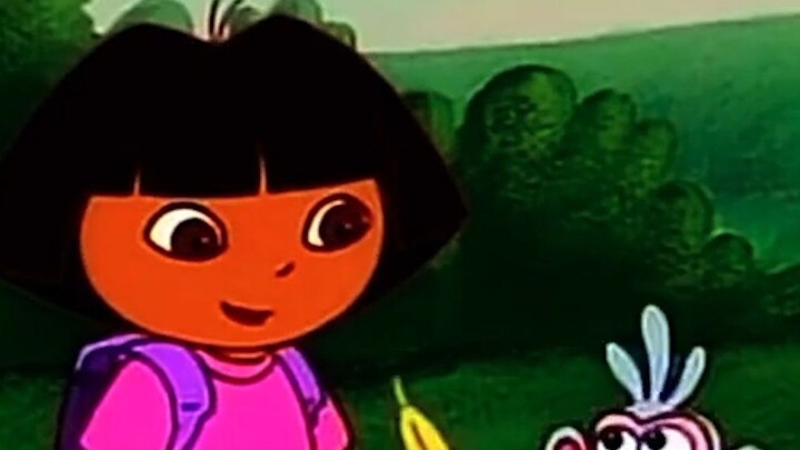 Childhood educational animation is so silly? Blind Dora and guide monkey!
