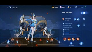 Mai Shiranui gameplay in Honor Of Kings
