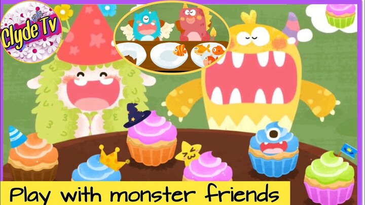 βαβy Panda with new friends | monster friends | helping friends bany bus android games