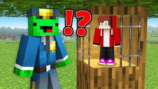 Why Mikey Put JJ in Prison Inside a Tree in Minecraft? - Maizen