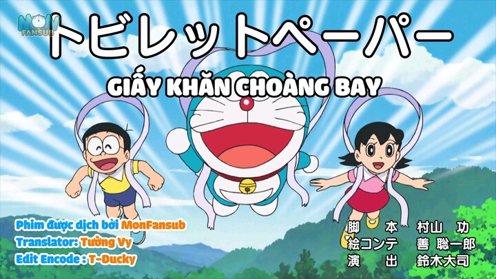 Doraemon Vietsub - Tập 819 : Giấy khăn choàng bay & Kế hoạch thoát khỏi điểm 0 của Nobita