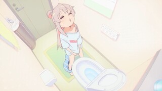 "Onii-chan pergi ke toilet untuk pertama kalinya setelah transformasi seksualnya, itu tidak masuk ak