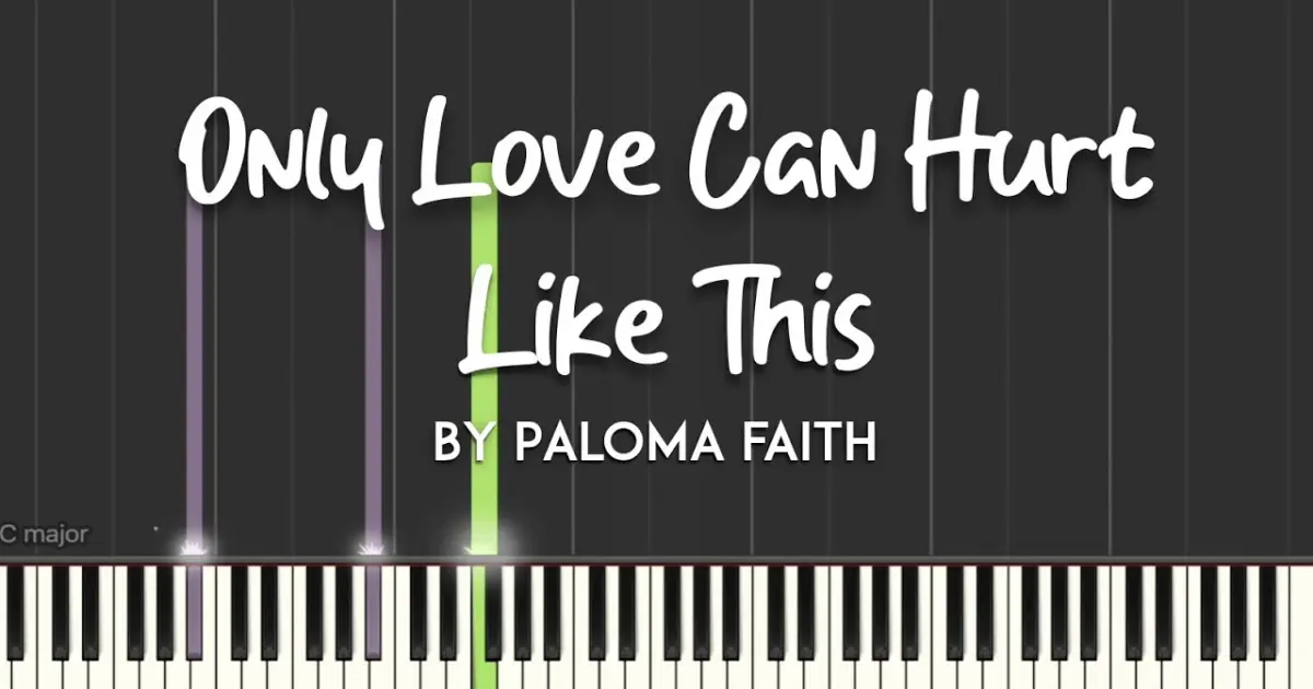 Waktu Tuhan Piano Sheet Only Love Can Hurt Like This by Paloma Faith synthesia piano tutorial + sheet music - Bstation