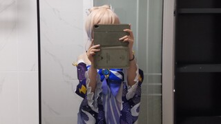 When I cosmed Kokomi to pick up relatives and friends after school...