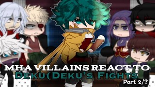 Mha Villains react to Deku||Part 2/?||