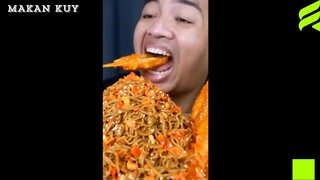 Asmr Mie Gacoan level 8 + 100 tusuk telur gulung 🥵
