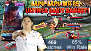 LAPU-LAPU SAKIT BANGET !! WINRATE 85% SEKALI ULTI MATI !