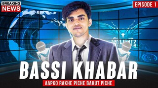 THE BASSI KHABAR EPISODE 1 FT. NEWS REPORTER @Maxtern!!  |  SKYLIGHTZ CONTENT CREATOR | FUNNY NEWS