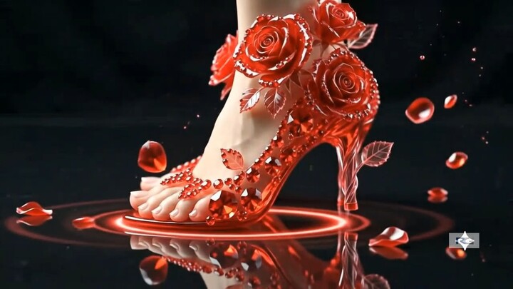 ASMR Girls Crystal Shoes