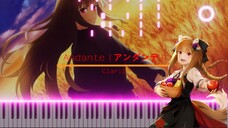 Spice and Wolf: Merchant Meets the Wise Wolf ED Full 『Andante - アンダンテ』By ClariS [ Piano ]