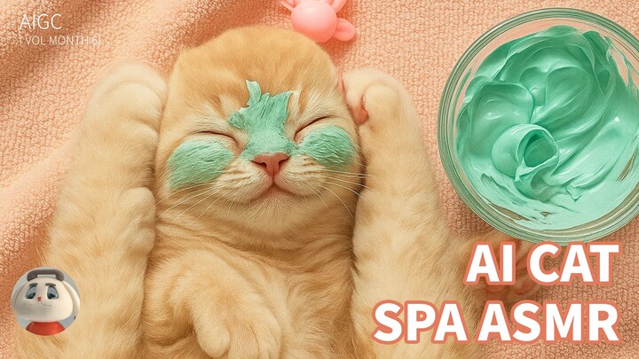 Cat Spa Vol. 1 🍭 | AI, Do Not Imitate | ASMR
