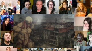 Foreigners' reactions to watching the final season of Attack on Titan (Armored Titan appears, Beast 