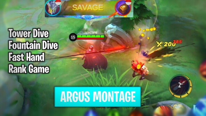 Argus Montage ML (Tower Dive, Solo Kill, Savage, Maniac) Fast Hand