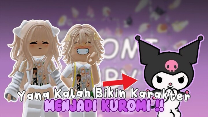 KALAH MEMBUAT AVATAR ROBLOX KUROMI!!🧸💜 Lomba di Cute Kuromi Obby! | Roblox Indonesia 🇮🇩 |