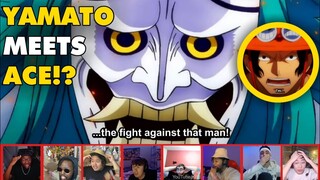 ACE VS YAMATO?! ONE PIECE EPISODE 991 ENDING SCENE REACTION COMPILATION