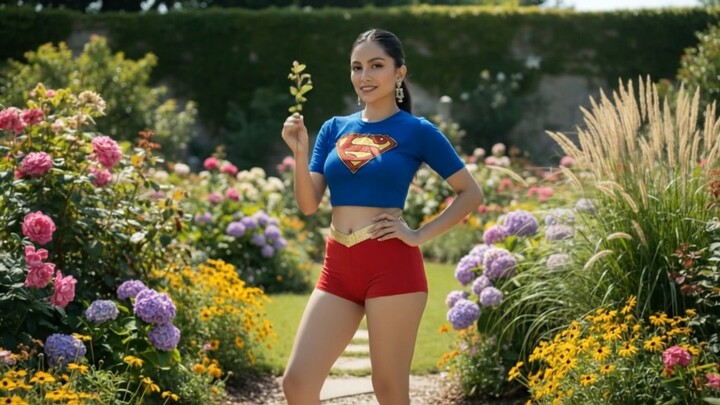 super girl kissing