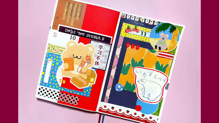 Immersive Bullet Journal | Japanese Retro + Hawaiian Style