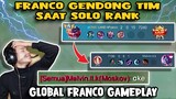 FRANCO GENDONG TIM SAAT SOLO RANK | GAMEPLAY FRANCO 2023