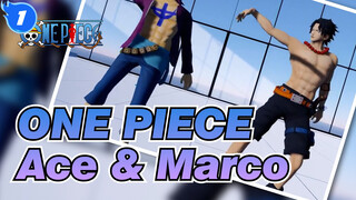 ONE PIECE | [MMD] Ace & Marco si Phoenix - Tarian untuk Teman oleh Kapten 1 dan 2_1