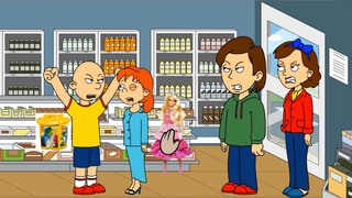 Caillou misbehaves at the toy store/Grounded