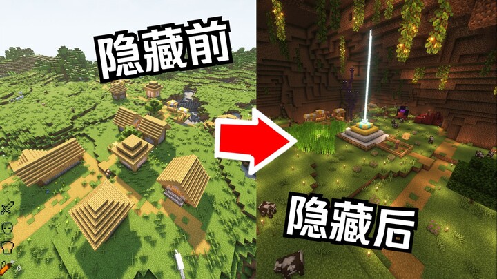 It took me 100 days to move the entire village underground!